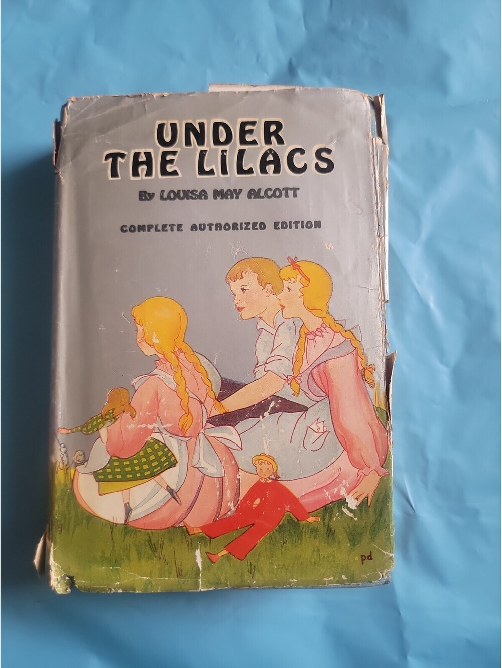 Under the Lilacs by Louisa May Alcott, HC w/ DJ, Grosset & Dunlap